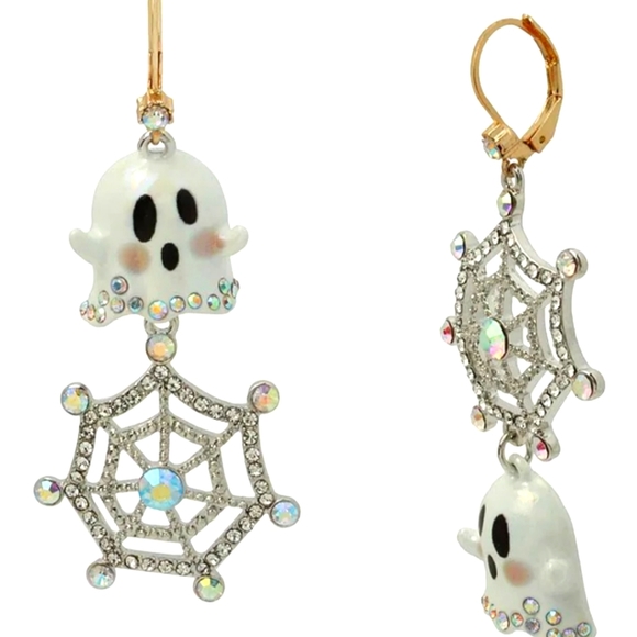 Betsey JohnsonGhost Mismatch Earrings - Picture 6 of 6